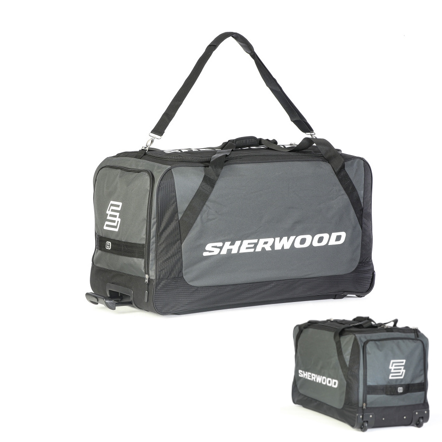 HOKEJOVÁ TAŠKA SHERWOOD WHEEL BAG 7000 NA KOLIESKACH GREY / L SENIOR
